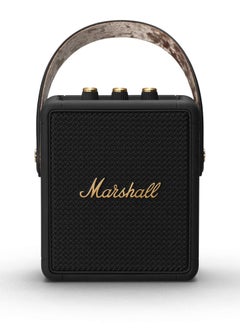 Marshall Marshall Stockwell II Portable Bluetooth Speaker, Black and Brass  - Image 1