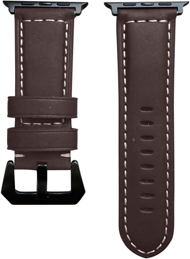 Next store Leather Band Compatible with Apple Watch Ultra/Ultra 2 49mm 45mm 44mm 42mm Women Men, Leather Replacement Wristband for Apple Watch Ultra Series 9 8 7 6 5 4 3 2 1 SE