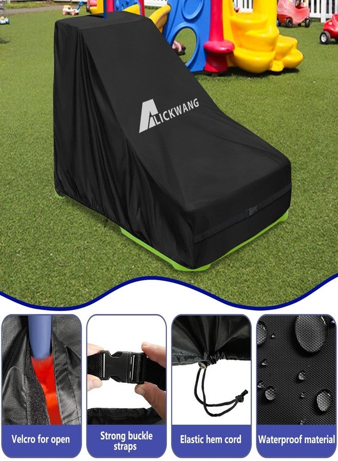 Alickwang Kids Water Table Cover for Step 2 Waterpark Wonders Two-Tier Kids Water Table,Outdoor Heavy Duty 600D Waterproof Water Table Cover - Image 3