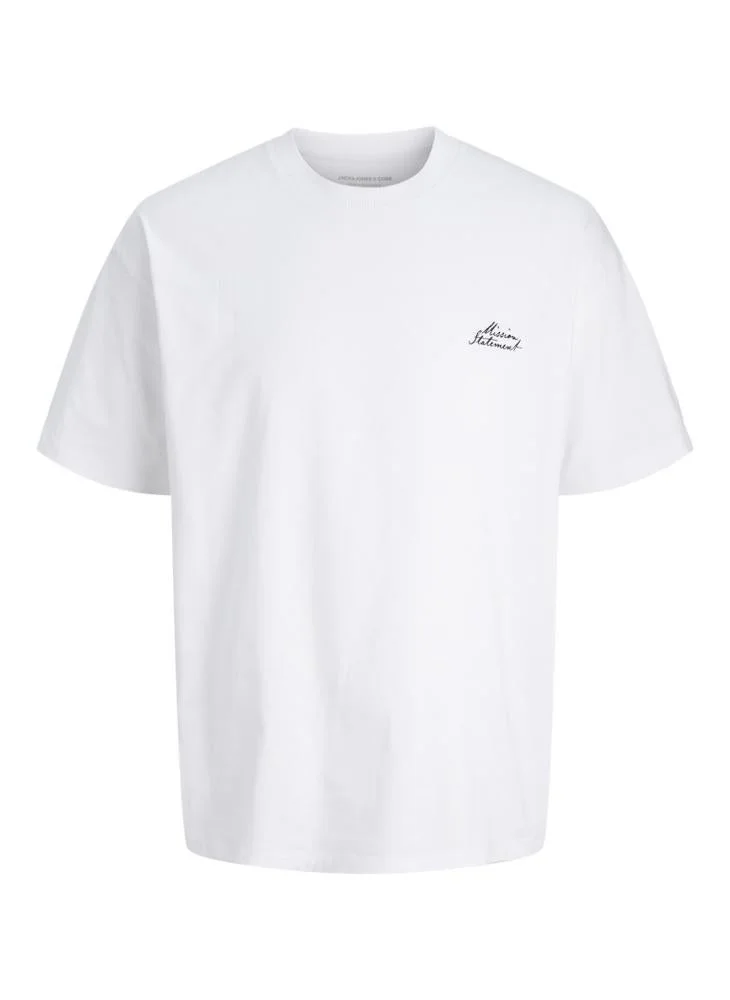 JACK & JONES  Logo Crew Neck T-Shirt for Men | Best Price UAE