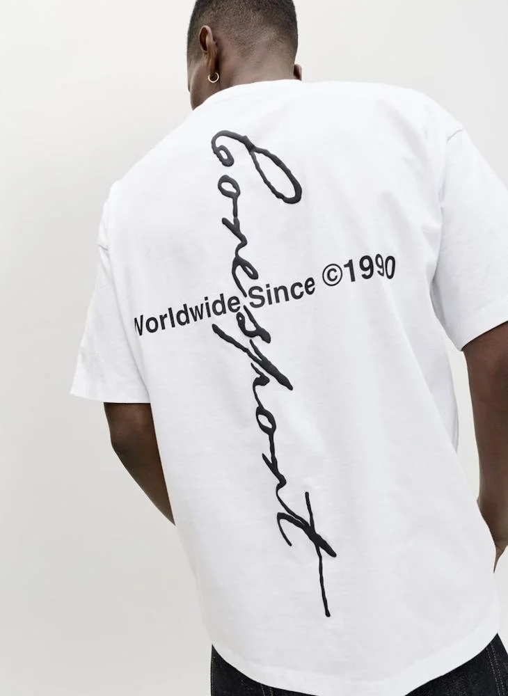 JACK & JONES  Logo Crew Neck T-Shirt for Men | Best Price UAE