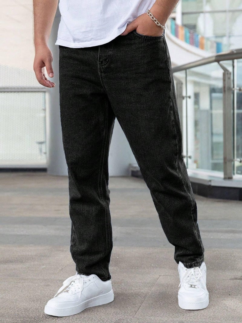 JVX Men's Regular JEANS-08_Black - Image 3