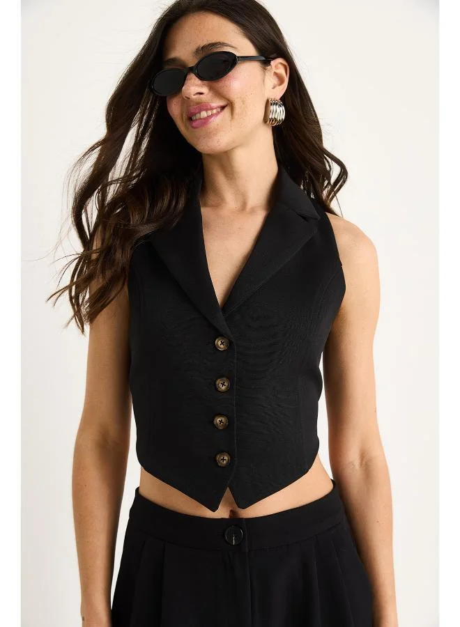 جينجر Button Up Vest