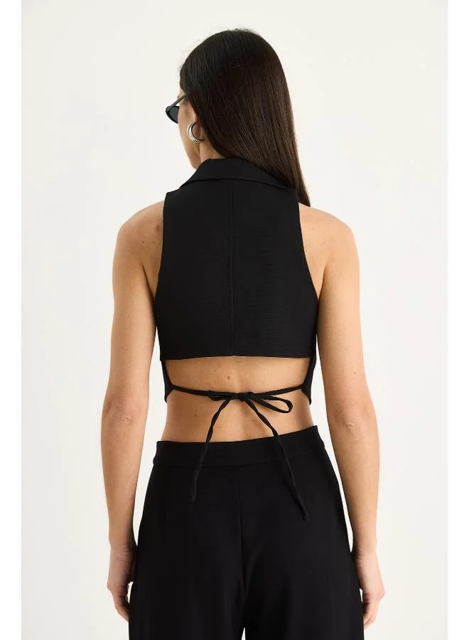 Ginger Button Up Vest