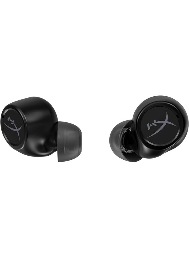 هايبركس HyperX Cirro Buds Pro - سماعات أذن لاسلكية حقيقية، إلغاء الضوضاء النشط، ANC، وضع الصوت المحيط، زمن الوصول المنخفض، بلوتوث 5.2، IPX4، شحن سريع، الكمبيوتر الشخصي، نينتندو سويتش، الهاتف المحمول - أسود - Image 1