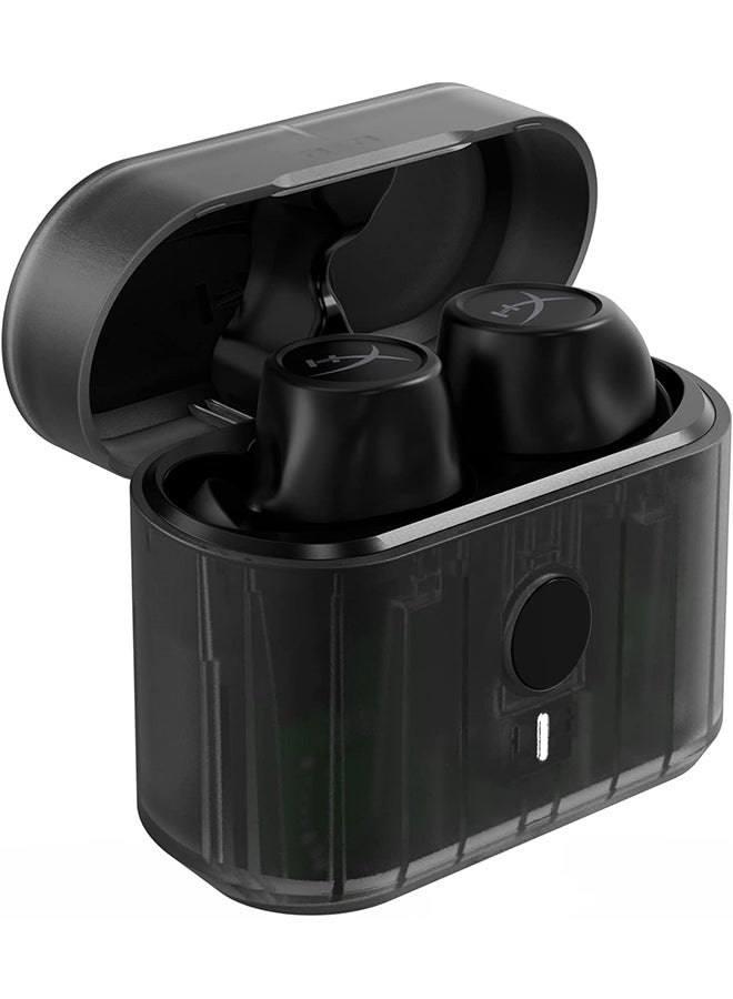 هايبركس HyperX Cirro Buds Pro - سماعات أذن لاسلكية حقيقية، إلغاء الضوضاء النشط، ANC، وضع الصوت المحيط، زمن الوصول المنخفض، بلوتوث 5.2، IPX4، شحن سريع، الكمبيوتر الشخصي، نينتندو سويتش، الهاتف المحمول - أسود - Image 3