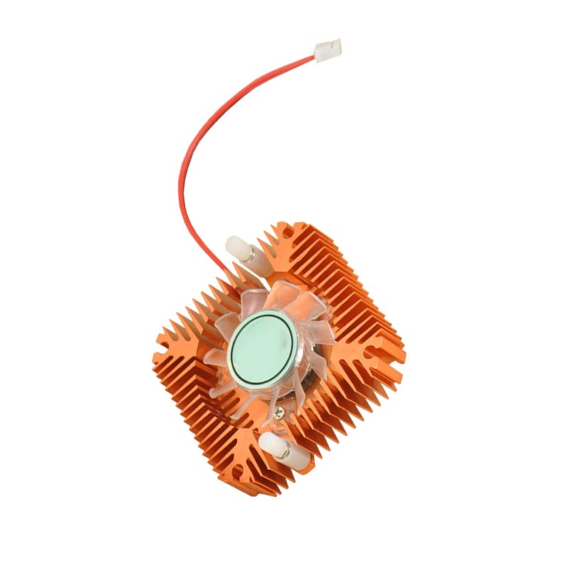 Pure Aluminum Anodized Radiator Silent GPU Fan Cooler for Video Card Replacement with Safety Protection - Image 2