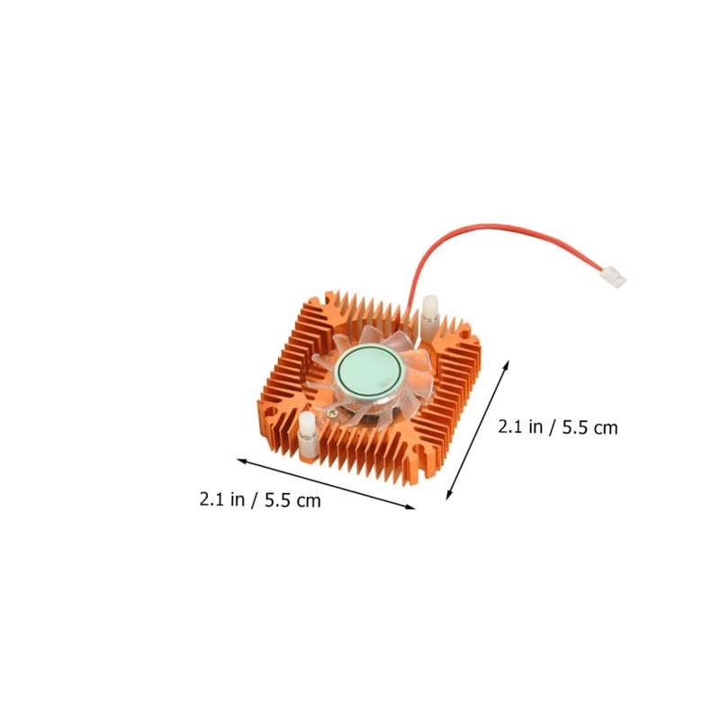 Pure Aluminum Anodized Radiator Silent GPU Fan Cooler for Video Card Replacement with Safety Protection - Image 5