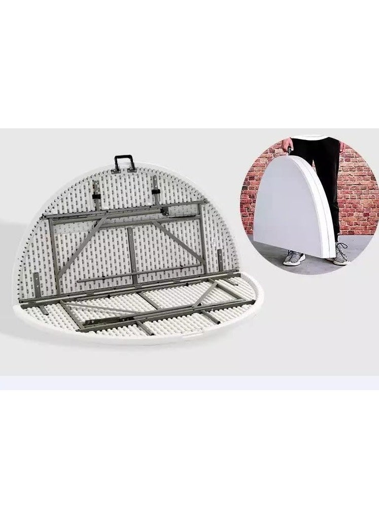 Winner Sky - Folding Round Table: Your Portable Solution for Study, Dining, Parties, and Picnics - Image 1