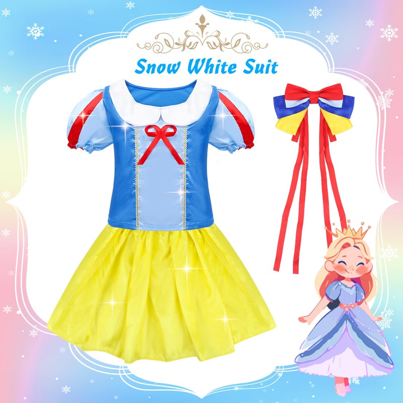 JEMSHE 15 Pcs Princess Dress Up Clothes For Little Girl Role Play Costume Gift Set  Princess Mermaid Pretent Play Outfit Toys For Toddler Girls  Cosplay Birthday Party Gifts For Girls Age 3 4 5 6 7+ Year Old - Image 5