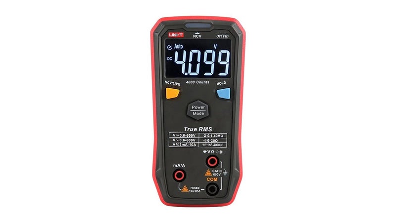 UNIT UT 123D Digital Multimeter TRMS automatically identify ACDC voltage resistance diode and continuity  - Image 3