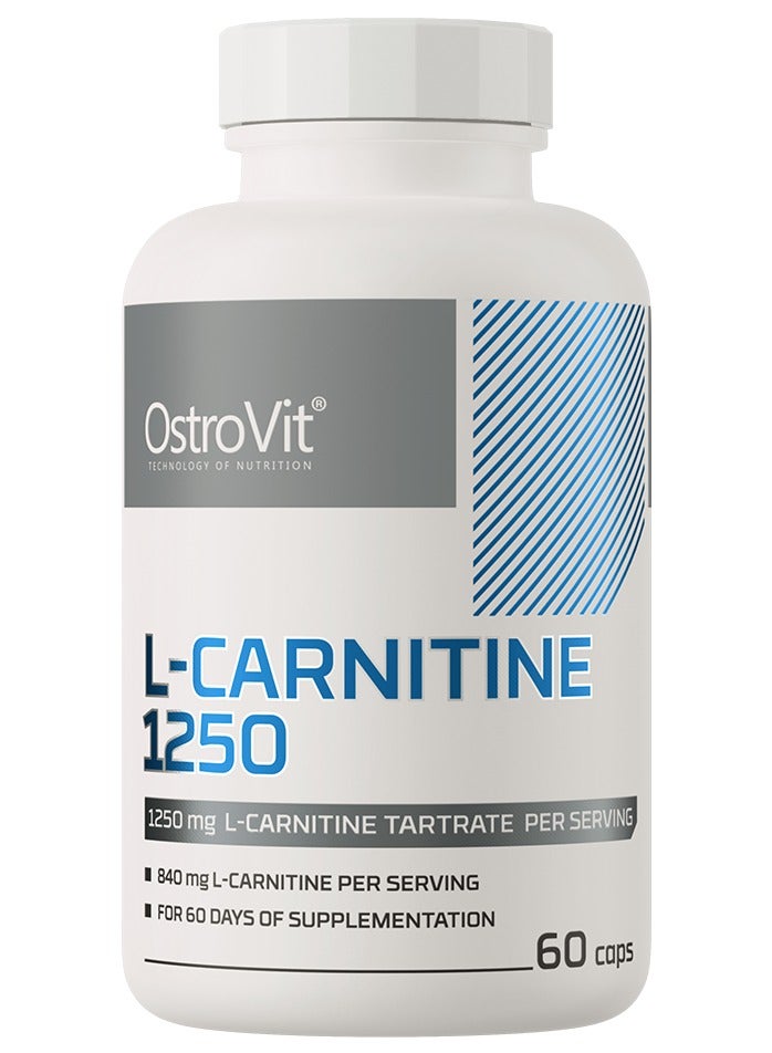 OstroVit OSTROVIT; L-CARNITINE 1250, 60 CAPS, 86 G  - Image 1