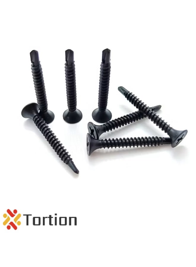 Tortion SDS, Bugle Head, Black, M6*1.50" (3.5*38 mm), 1000 pcs/box, 16box/carton, Tortion - Image 1