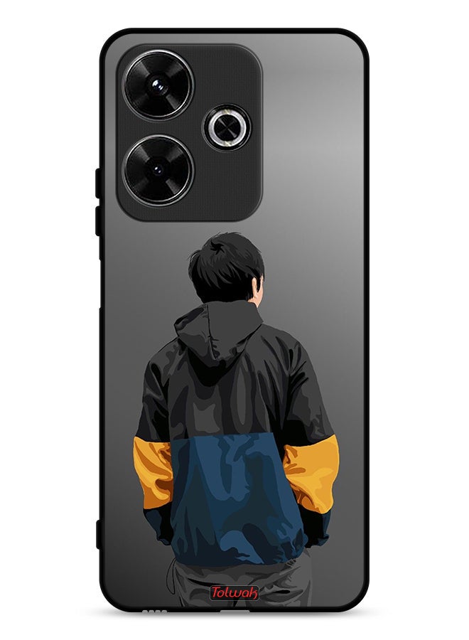 Tolwak Xiaomi Redmi 13 4G Protective Case Cover Boy Portrait Art - Image 1