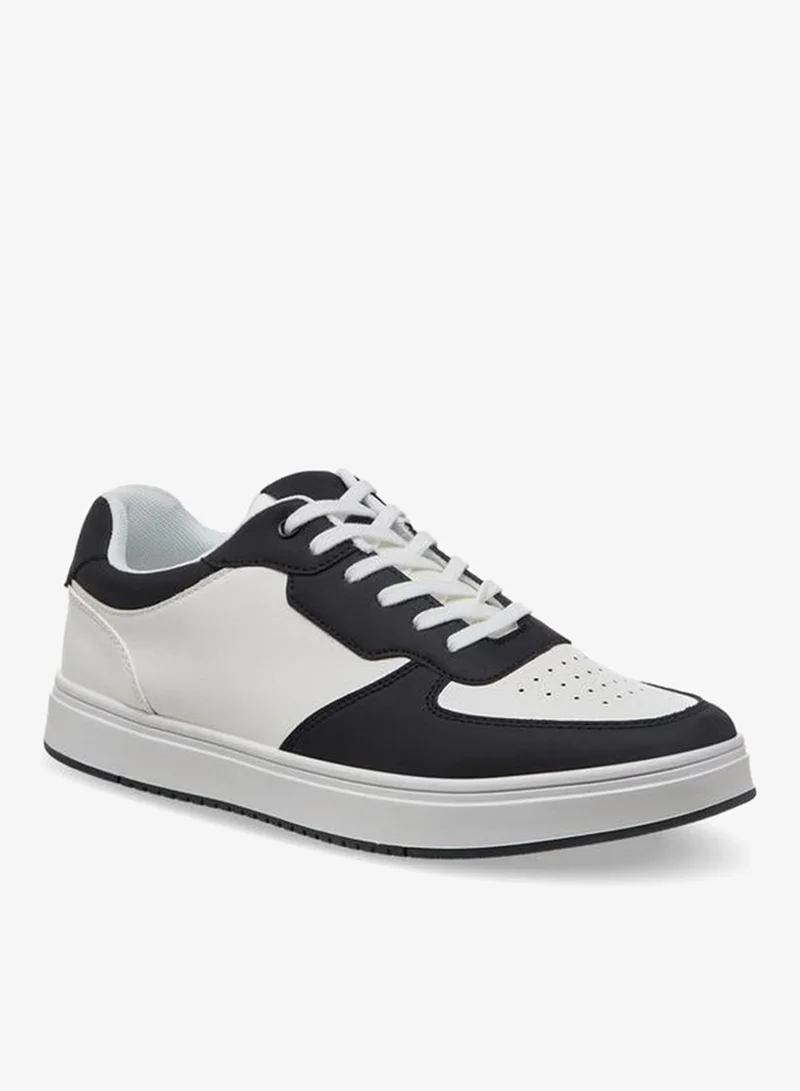 ال بي ال من شو اكسبرس Men Perforated Lace-Up Sneakers