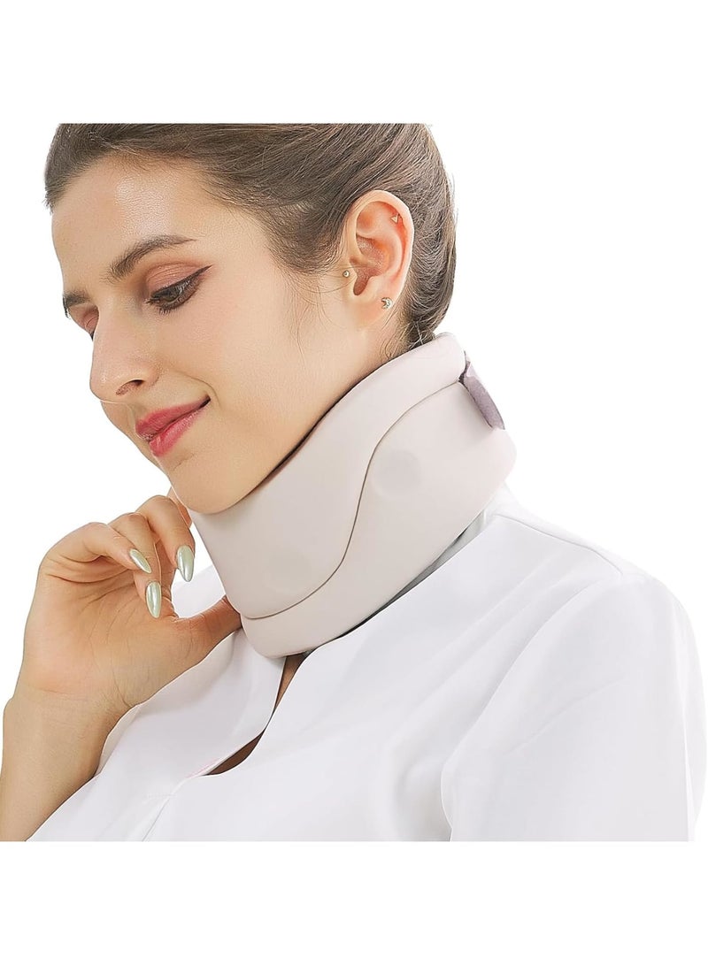 SOLARAE Neck Brace for Sleeping, Soft Cervical Collar, Cervicorrect Neck Brace for Neck Pain and Support, Neck Brace Cervical Collar for Women and Men, Wraps Keep Vertebrae Stable and Aligned (L) - Image 1