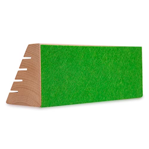 Black long Di fang Standard Size Solid Beech Playing Card Holder-2 Piece Set-Card Storage - Image 4