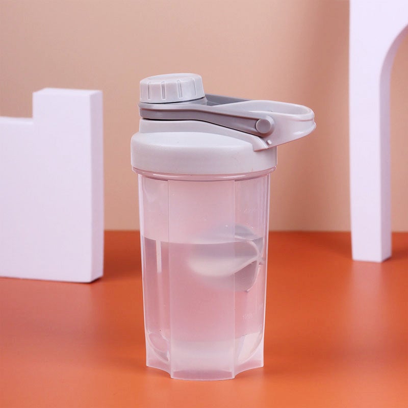 YL 500ML Plastic Cup with Seal, Fitness Water Bottle, Sports Shaker with  Handle - Image 1