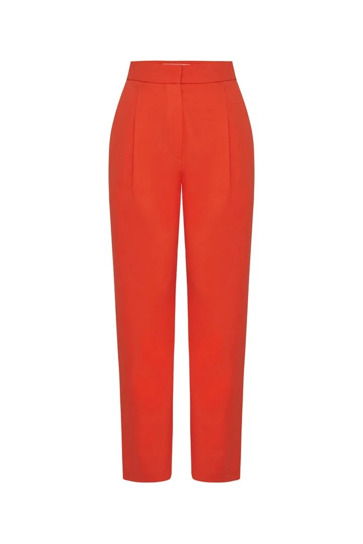 EXQUISE Slouch Fabric Trousers