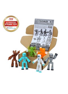 Zing Stikbot Monster Werewolf & Cyborg Pack Set Of 6 Stikbot Collectable Monster Action Figures Stop Motion Animation Great For Kids Ages 4 And Up  - Image 3