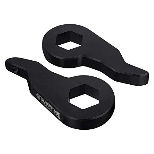 Supreme Suspensions - Front Leveling Kit for 1999-2007 Chevrolet Silverado 1500 6-Lug 4WD - 1" to 3" Adjustable Front Steel Torsion Keys Suspension Lift Kit - Image 1