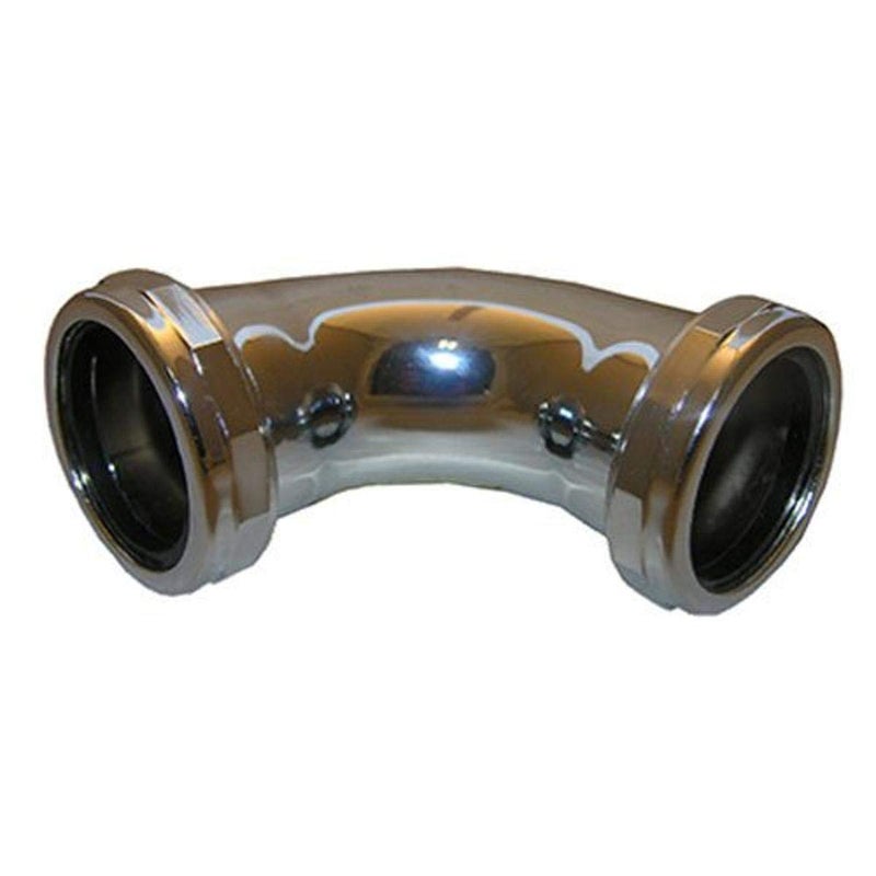 LASCO 033863 112Inch Chrome Plated Brass Slip Joint Both Ends 45Degree Elbow with Nuts and Washers