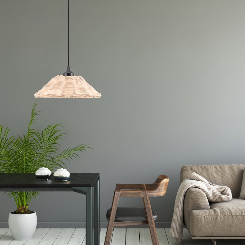 🏠 ضوء سقفي من الخيزران متين للمنزل والفندق بتصميم زيين كلاسيكي - Image 1