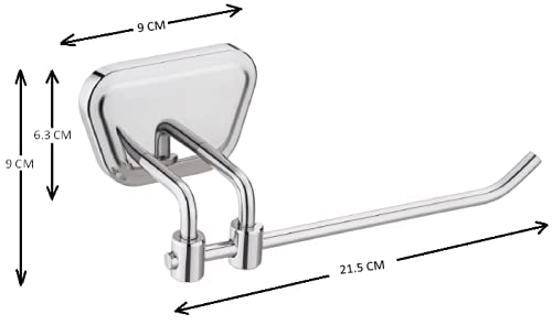 FORTUNE Wall Mounted 304 Grade Stainless Steel Napkin Ring/Towel Ring/Napkin Holder/Towel Hanger/Bathroom Accessories (Pack of 1) - Image 5