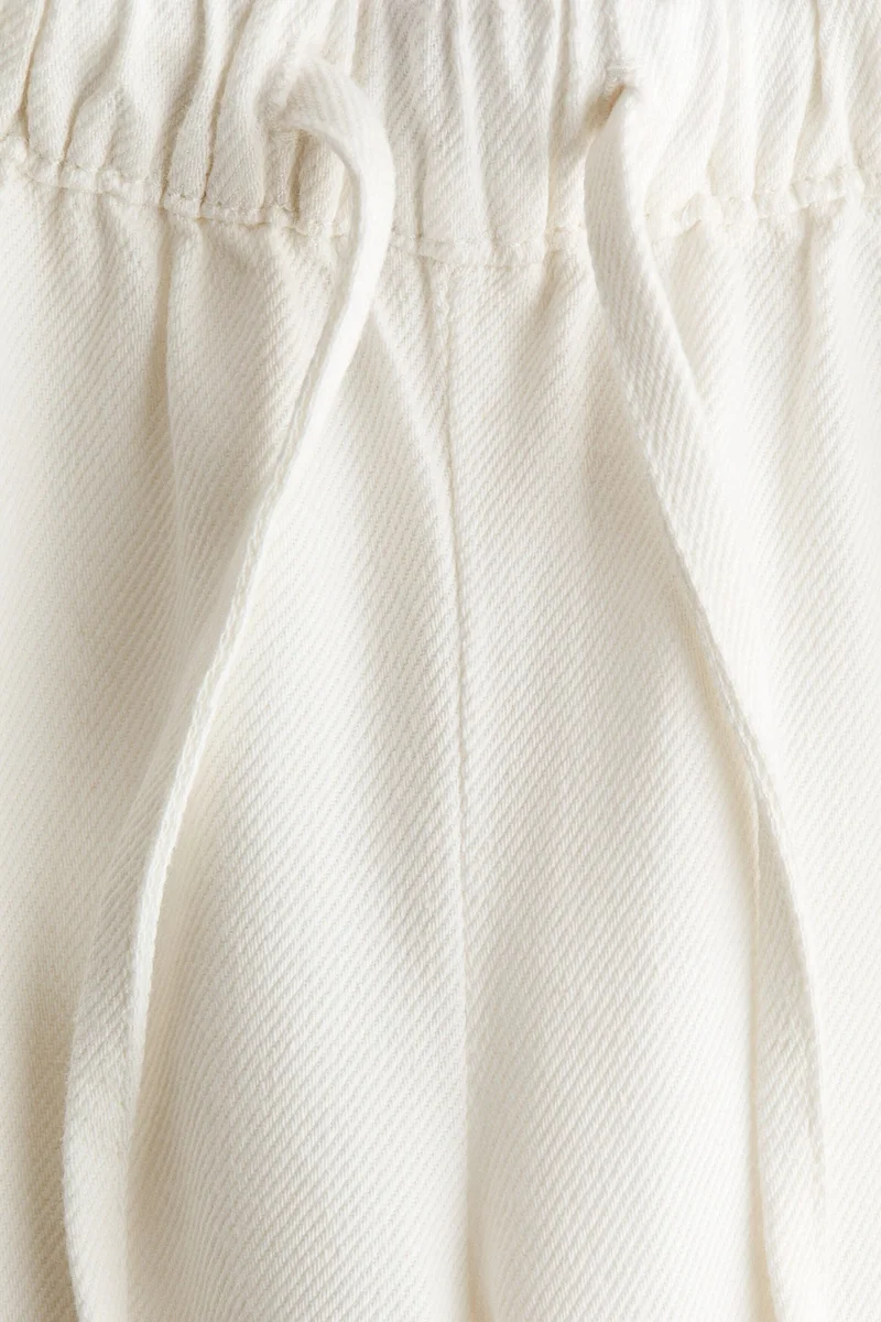 H&M  MAMA Denim drawstring trousers for Women | Best Price UAE