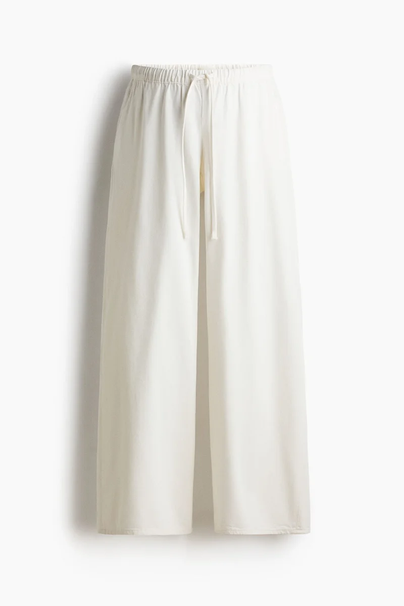 H&M  MAMA Denim drawstring trousers for Women | Best Price UAE