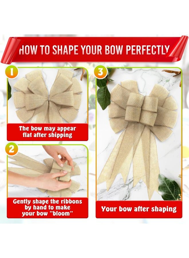 MYCRITEE CraftEase Large Burlap Bow - Image 5