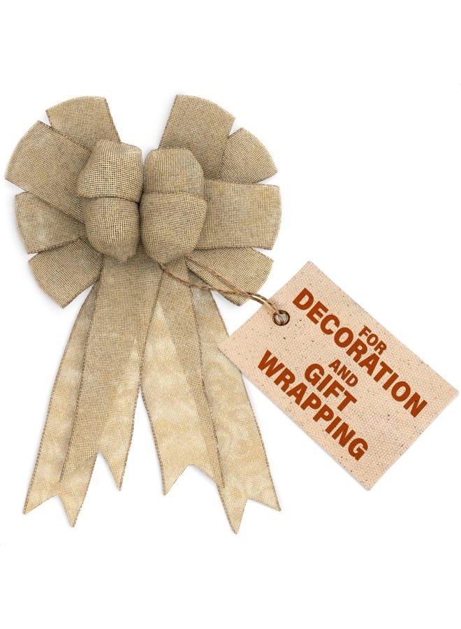 MYCRITEE CraftEase Large Burlap Bow - Image 1