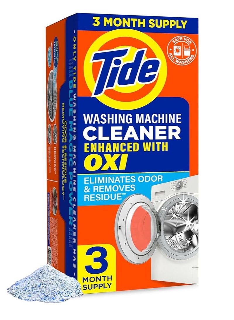 Tide Washing Machine Cleaner for Front and Top Loader Machines, 3 Count Box - Image 1