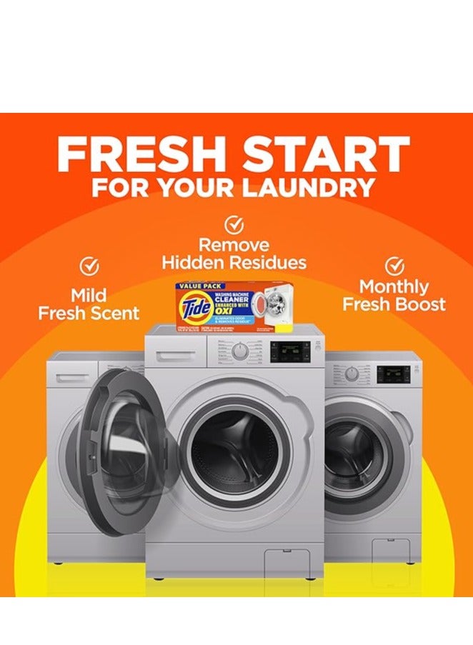 Tide Washing Machine Cleaner for Front and Top Loader Machines, 3 Count Box - Image 3