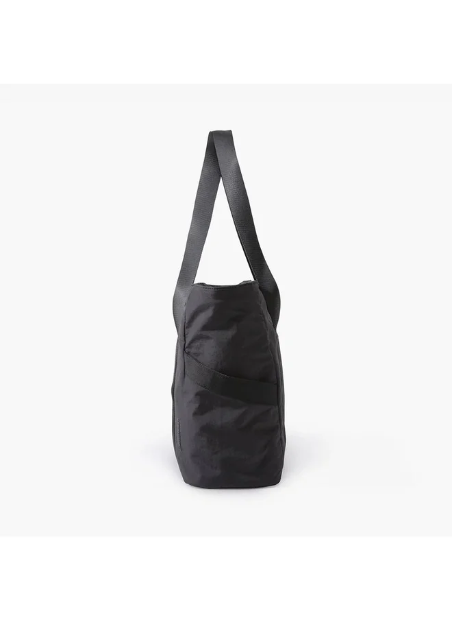باج سمارت BAGSMART Women Tote Bag Large Shoulder Bag Top Handle Handbag with Yoga Mat Buckle for Gym, Work, School