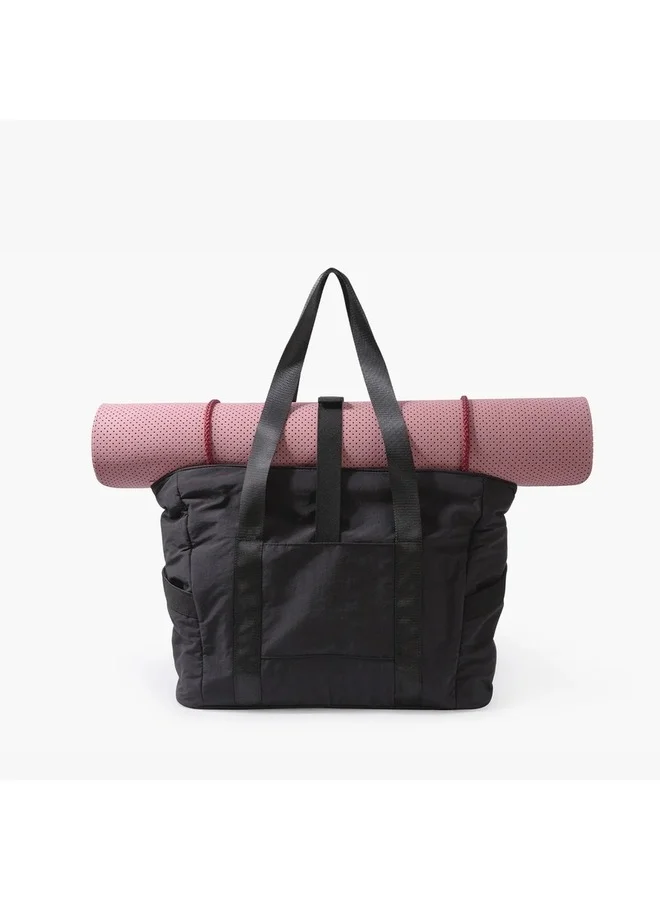 BAGSMART BAGSMART Women Tote Bag Large Shoulder Bag Top Handle Handbag with Yoga Mat Buckle for Gym, Work, School