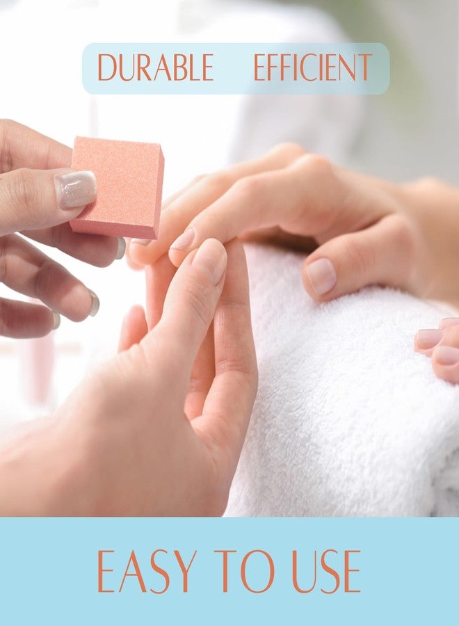 NOVAL RED Nail Design Disposable Mini Nail Buffers - 1500 PCS, 80/100 Grit Single-Use Buffing Blocks for Natural & Acrylic Nails - Compact Nail Buffer Blocks for Manicure & Pedicure - for Home & Salon - Image 2