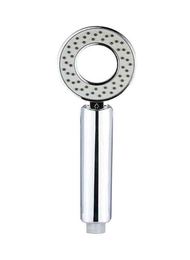 NIBEMINENT Handheld Double Sided Shower Head Silver 25centimeter - Image 1