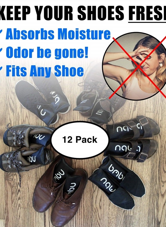 BMBU Charcoal Shoe Deodorizers - Activated Natural Moso Bamboo Air Purifying Bag Insert for Sneakers Oder Eliminator Mini Bags -Absorber/Freshener for Gym Bag,Drawer,Closet,Car,Home, Cat Litter - Image 3
