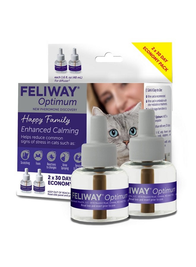 فيرومون مهدئ معزز من فيليواي، عبوة قابلة لإعادة التعبئة لمدة 30 يومًا - عبوتان