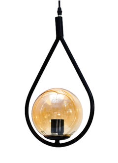 NAGAFA SHOP Emin 1 Lamp Black Modern Ceiling Lamp 