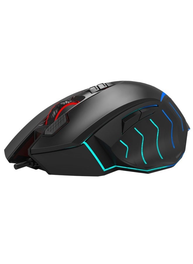 A4TECH A4tech Blood Hand Phantom J95s Activated Edition, E-sports Wired Gaming Mouse, Right-handed Mouse, 5k Colorful Mouse, Pubg Mouse, Rgb 16.8 Million Colors, Black  - Image 5