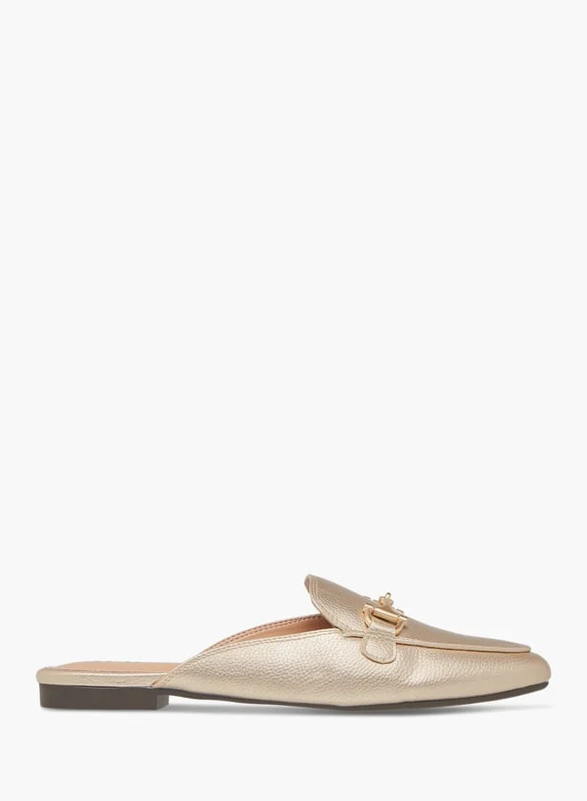 Women's Metal Accent Slip-On Mules