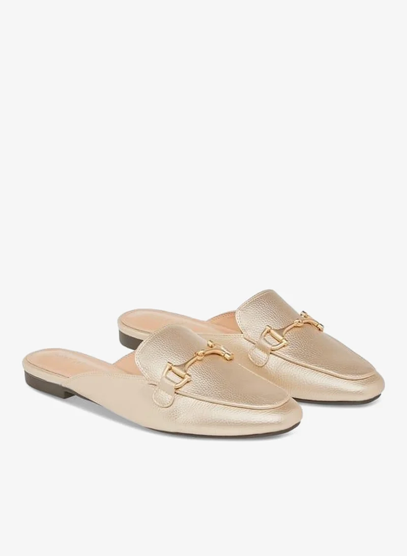 Celeste Women's Metal Accent Slip-On Mules