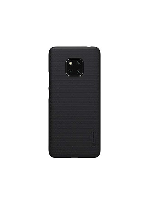 Nillkin Super Frosted Shield compatible with Huawei Mate 20 Pro, (black, with support, matt, plastic)