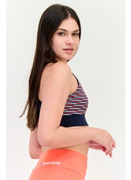 TOMMY SPORT Women Padded Brand Logo Sports Bra, Multicolor  - Image 2