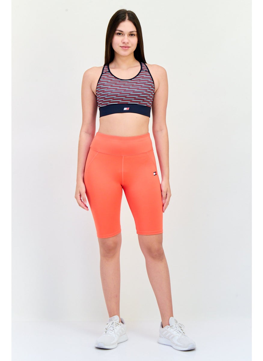 TOMMY SPORT Women Padded Brand Logo Sports Bra, Multicolor  - Image 4