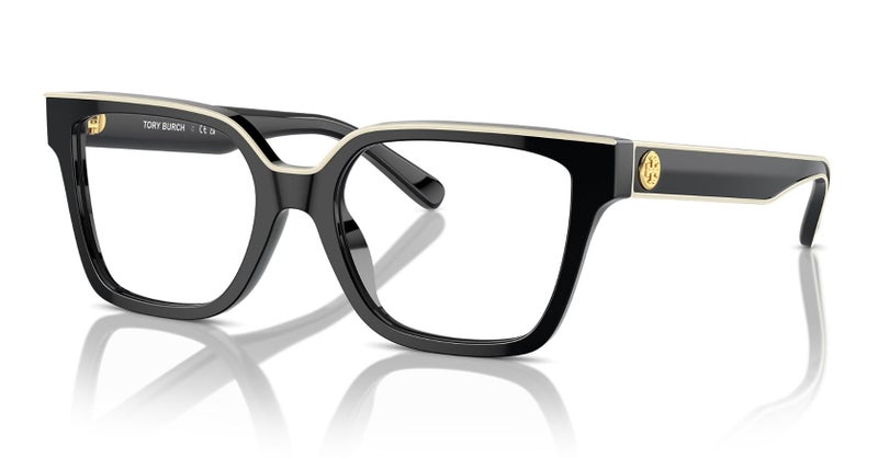 Tory Burch Eyeglasses TY 2148 U 2004 Black/Ivory - Image 1