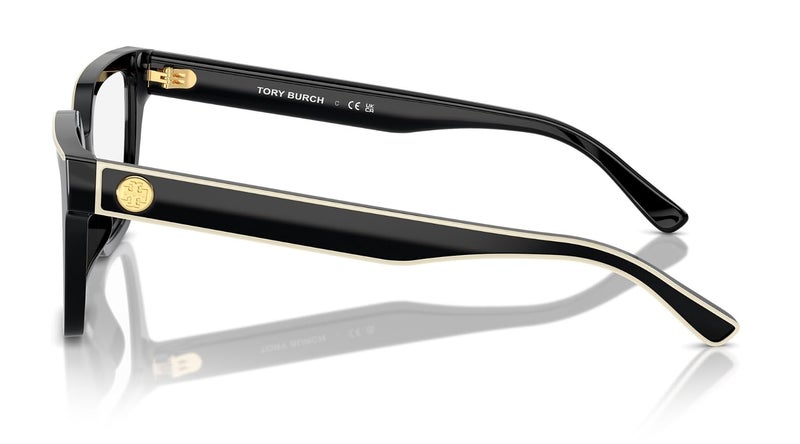 Tory Burch Eyeglasses TY 2148 U 2004 Black/Ivory - Image 3