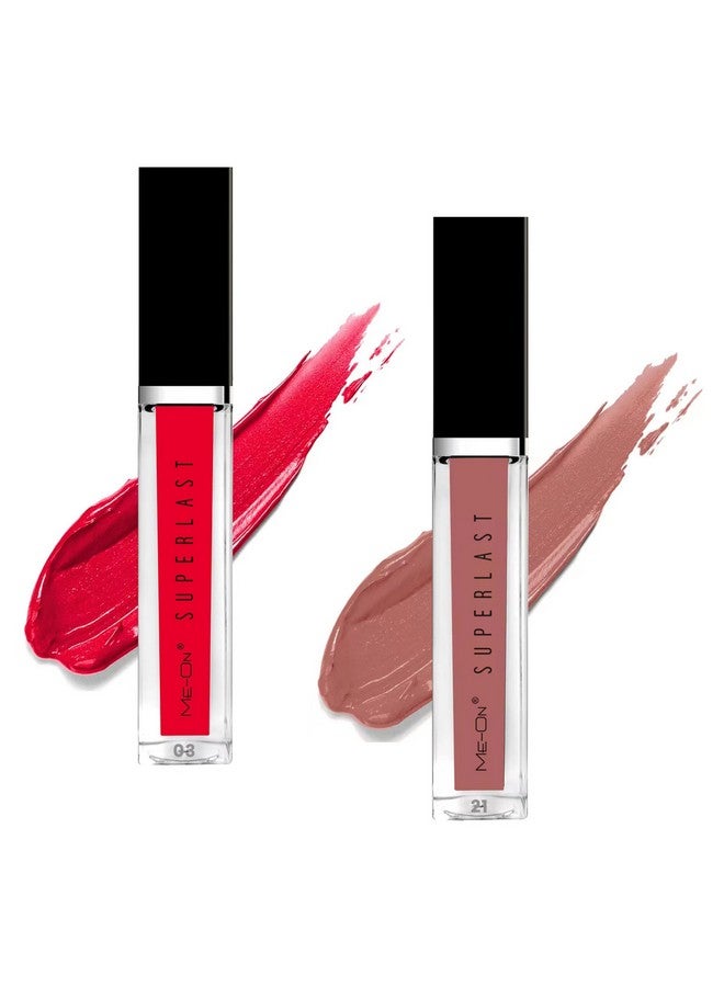 ME-ON Superlast Lip Gloss (Shade 03 & 21)